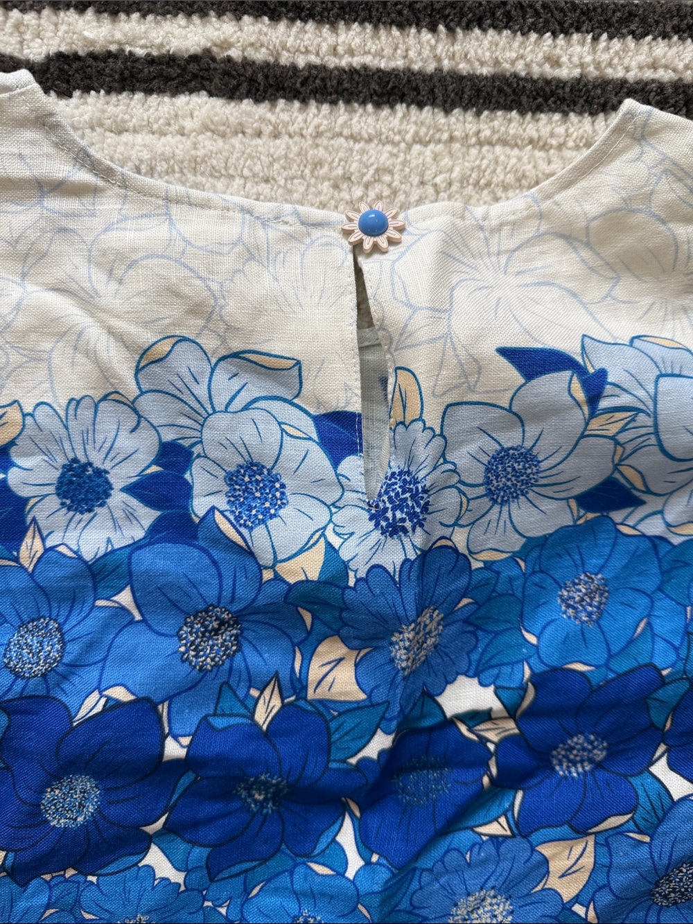 Farm Rio Flower Stripes set cropped top skirt NWT - Picture 7 of 12